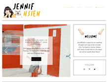 Tablet Screenshot of jennifhsieh.com